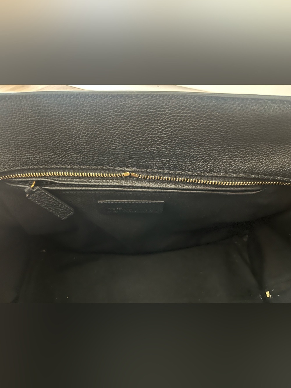 Alexander McQueen Black Leather Top-Handle Satchel with Gold Skull Accent - Picture 5 of 8